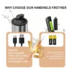 CLITON Rechargeable Electric Milk Frother