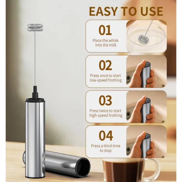 CLITON Rechargeable Electric Milk Frother