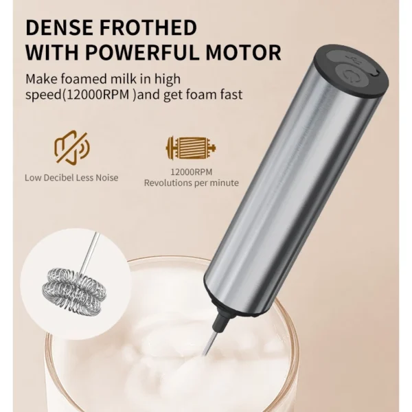 CLITON Rechargeable Electric Milk Frother