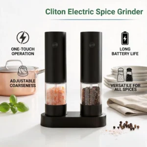 CLITON Automatic Electric Spice Grinder