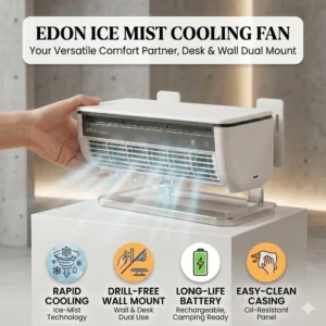 Edon E868 Mini Ice Mist Cooling Fan