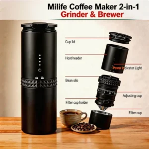 cn-11134207-820l4-mlin6h5ags2729 MiLife 2-in-1 Portable Coffee Maker