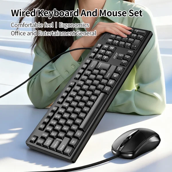 Acer OAK930 Wired Keyboard & Mouse Set