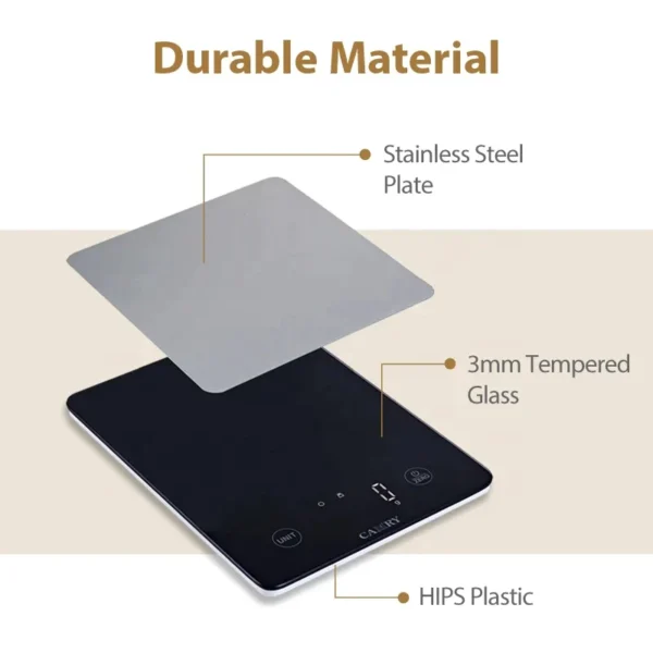 Digital Kitchen Scale 10kg Stainless Steel