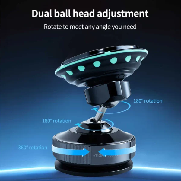 Life Magnetic Vacuum Car Phone Mount