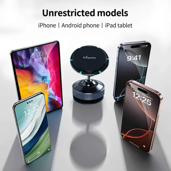 Life Magnetic Vacuum Car Phone Mount