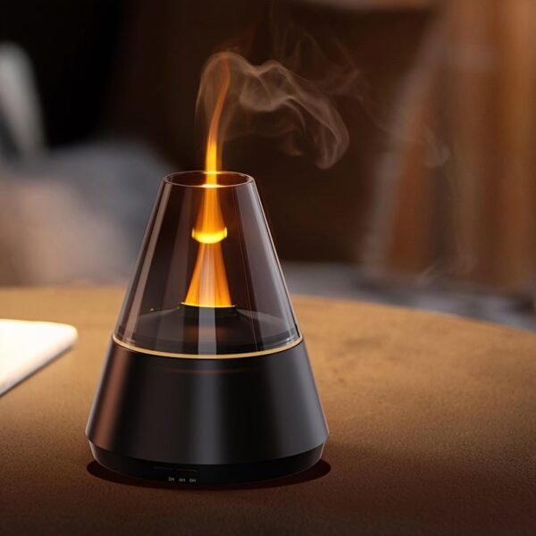 157deab2-7900-4d35-857a-75c0ea2bf387.jpg Simulated Flame Aroma Essential Oil Diffuser with Ambient Light