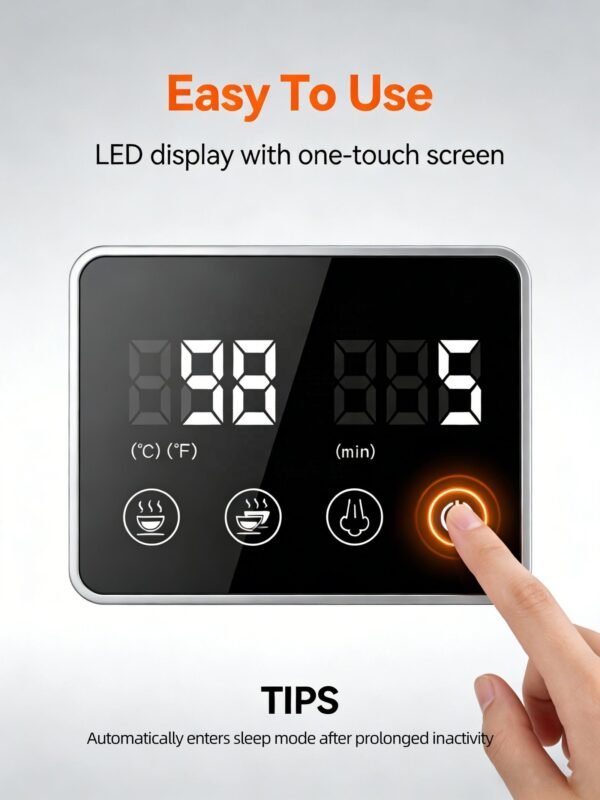 He2f15a23c6ca4b5ea4fa724bde569d88A.jpg Electric Espresso Machine with LED Touch Display