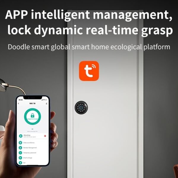 a6390e73-0aa1-4423-92e3-716dcea24b14.jpg Home Fingerprint & Password Smart Door Lock