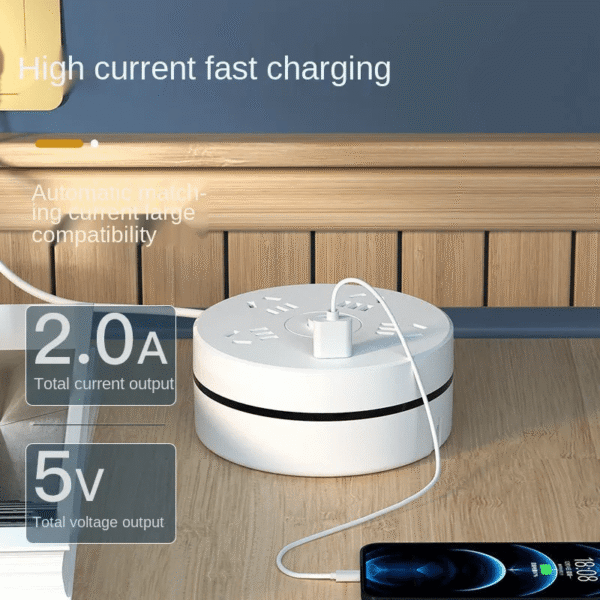 c87c7edbdf174a5f8a9b431f7f1e8a68-goods.png 2500W 10A Power Extension Socket with 3 USB Charging Ports