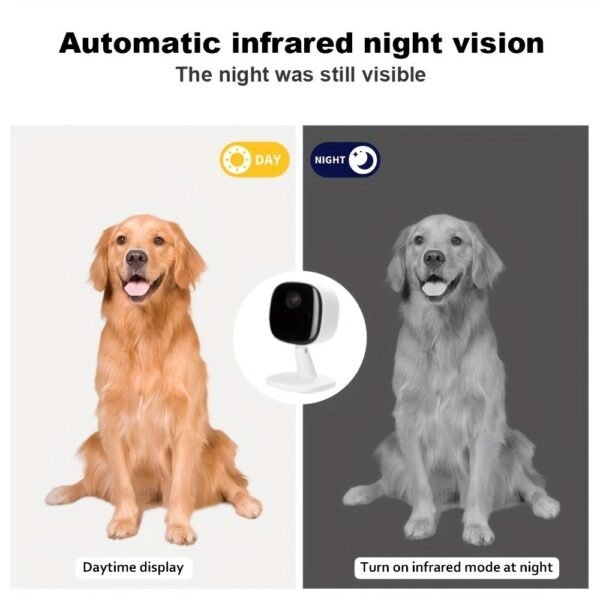 ce88e94c-6147-42c7-87aa-e2009c0c79b1.jpg Smart Security Camera with Infrared Night Vision, Alarm & Two-Way Audio