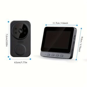 Wireless Video Doorbell with No Wi-Fi or App Required