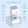 5m Tower Extension Lead with 2 USB-A & 1 USB-C Ports