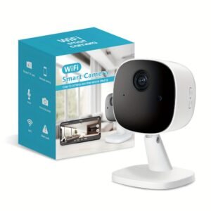 Smart Security Camera with Infrared Night Vision, Alarm & Two-Way Audio